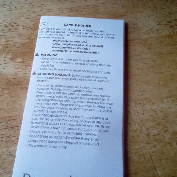 Partylite holiday candle holder pair - Picture 7 of 7